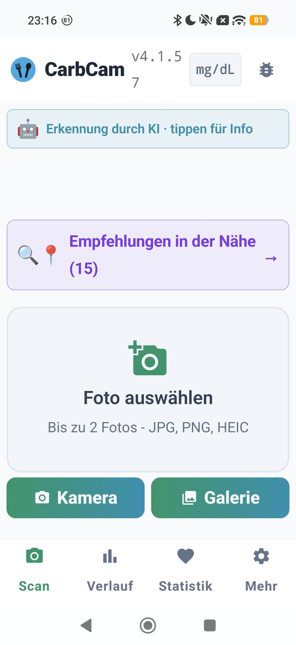 CarbCam – Scan